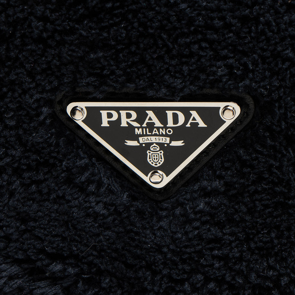 Prada Terry Cloth Logo Tote (SHF-NgTtos)