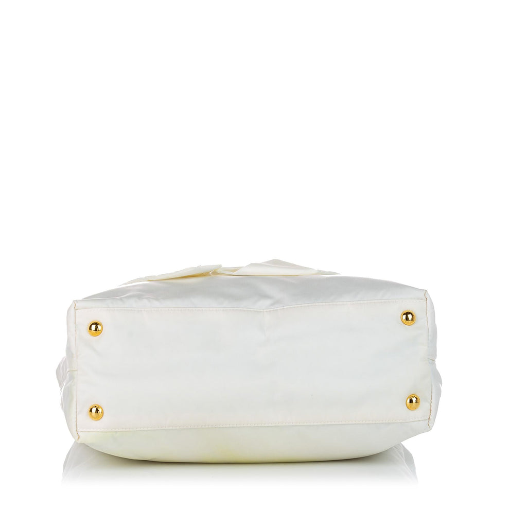 Prada Tessuto Bow Tote Bag (SHG-37583)