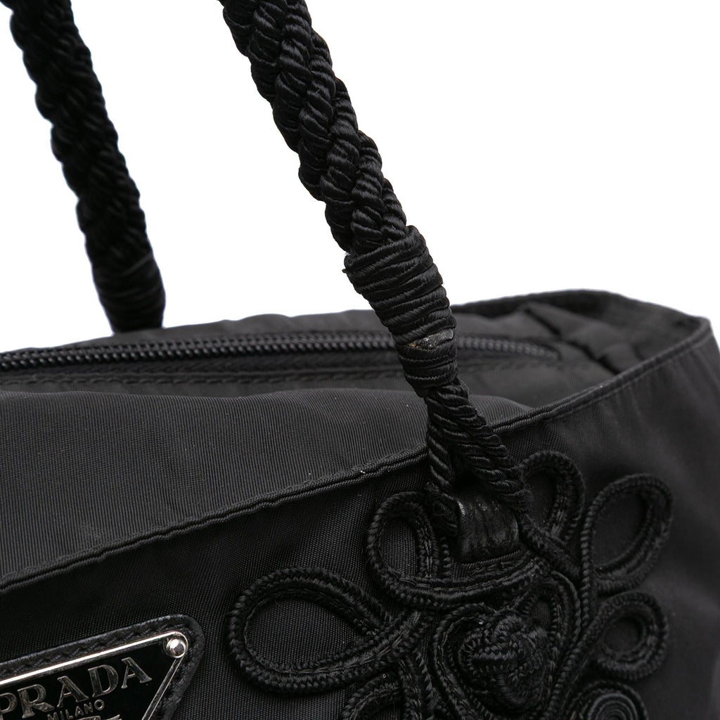 Prada Tessuto Braided Tote