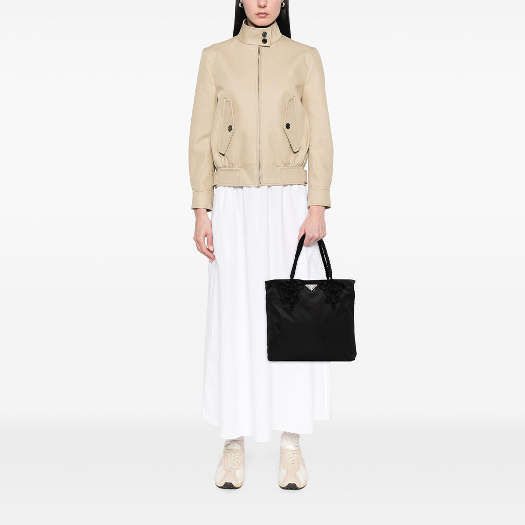 Prada Tessuto Braided Tote