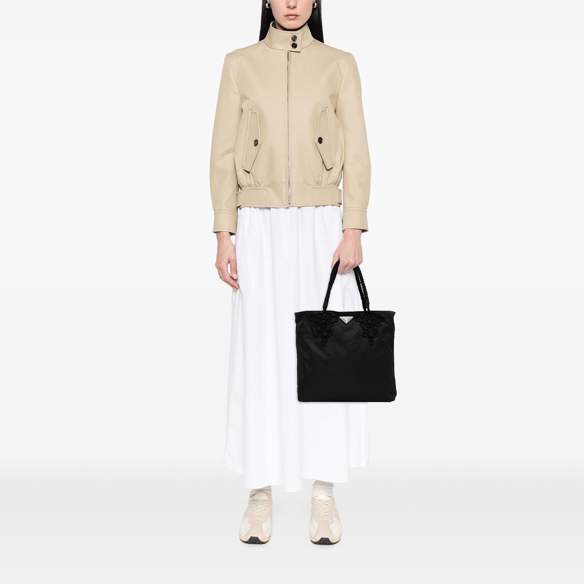 Prada Tessuto Braided Tote
