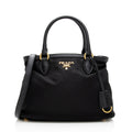 Prada Tessuto Calf Leather Convertible Tote (SHF-18982)