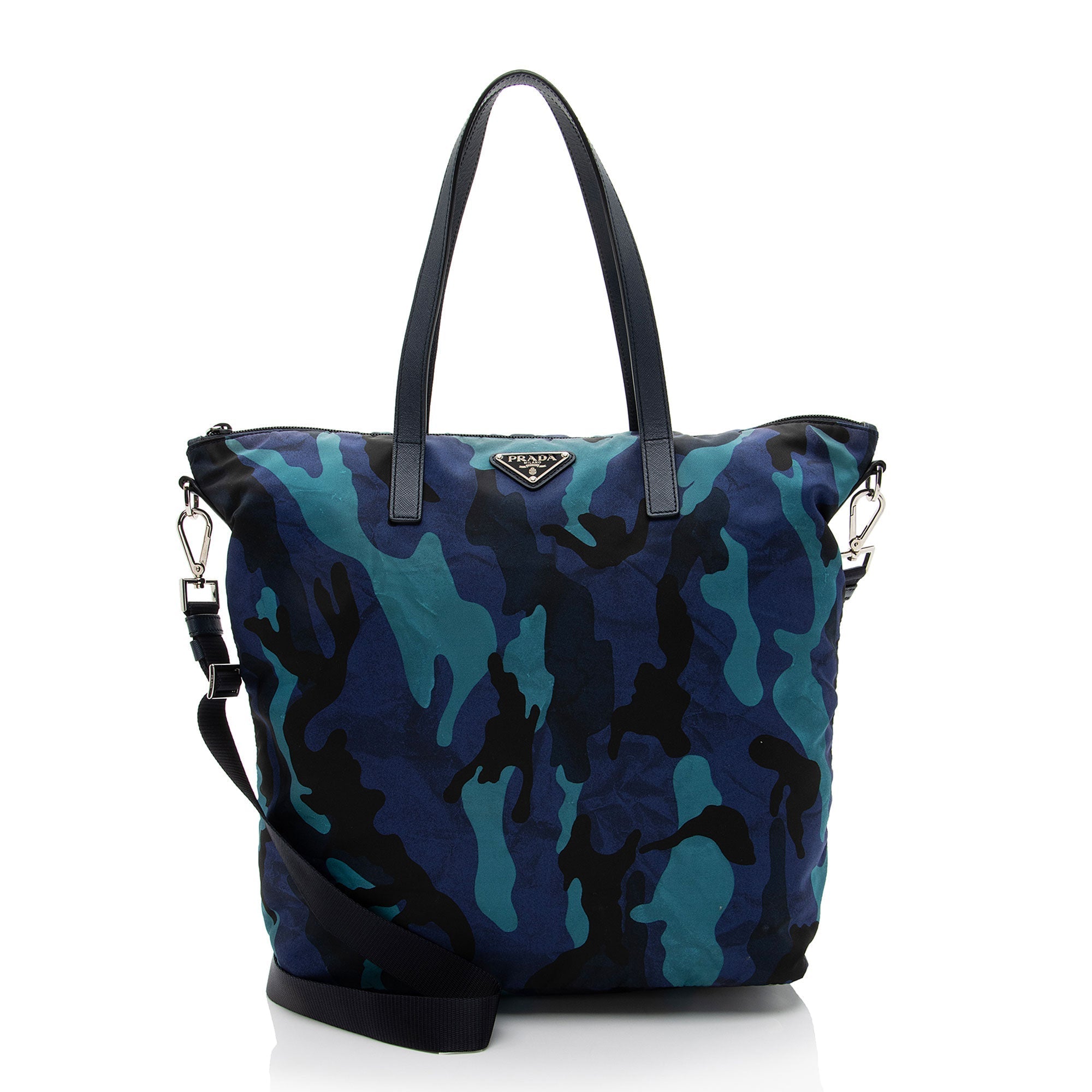 Prada Tessuto Camouflage Convertible Tote
