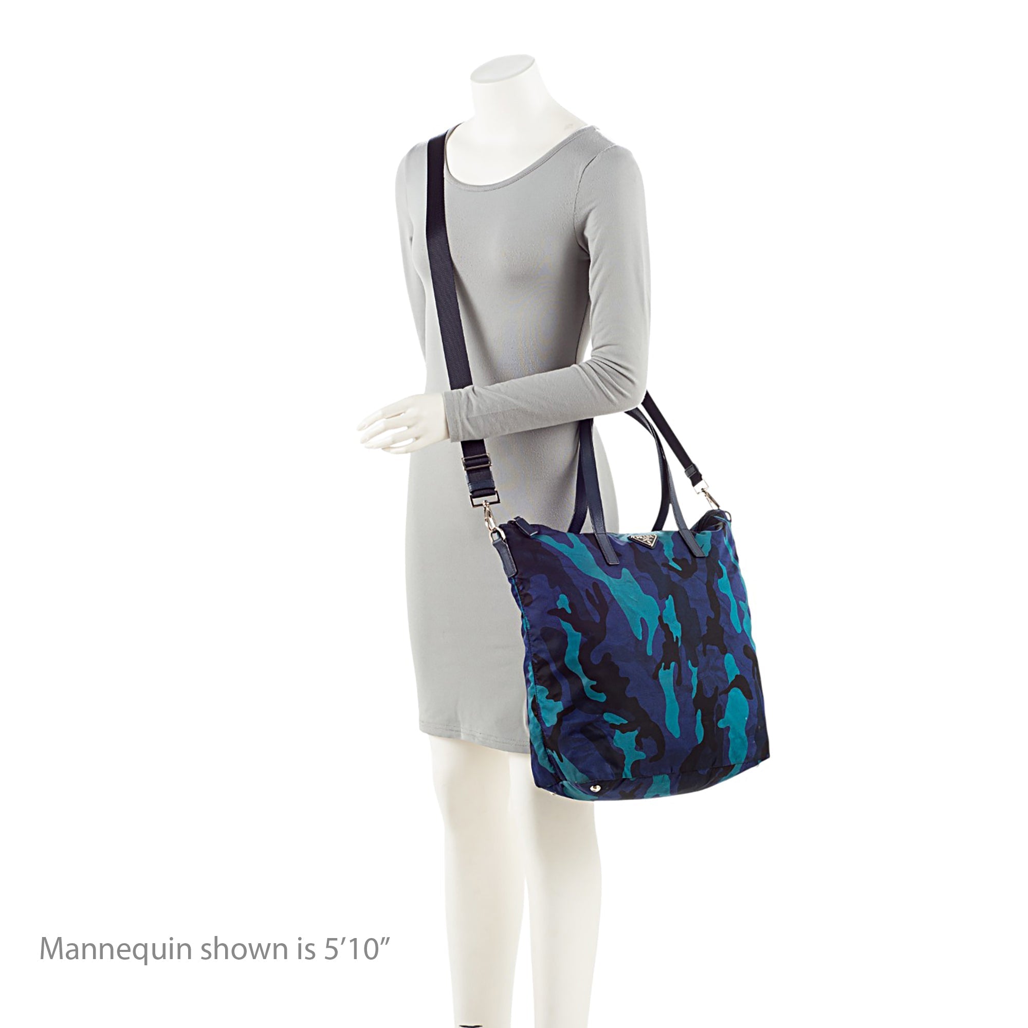 Prada Tessuto Camouflage Convertible Tote
