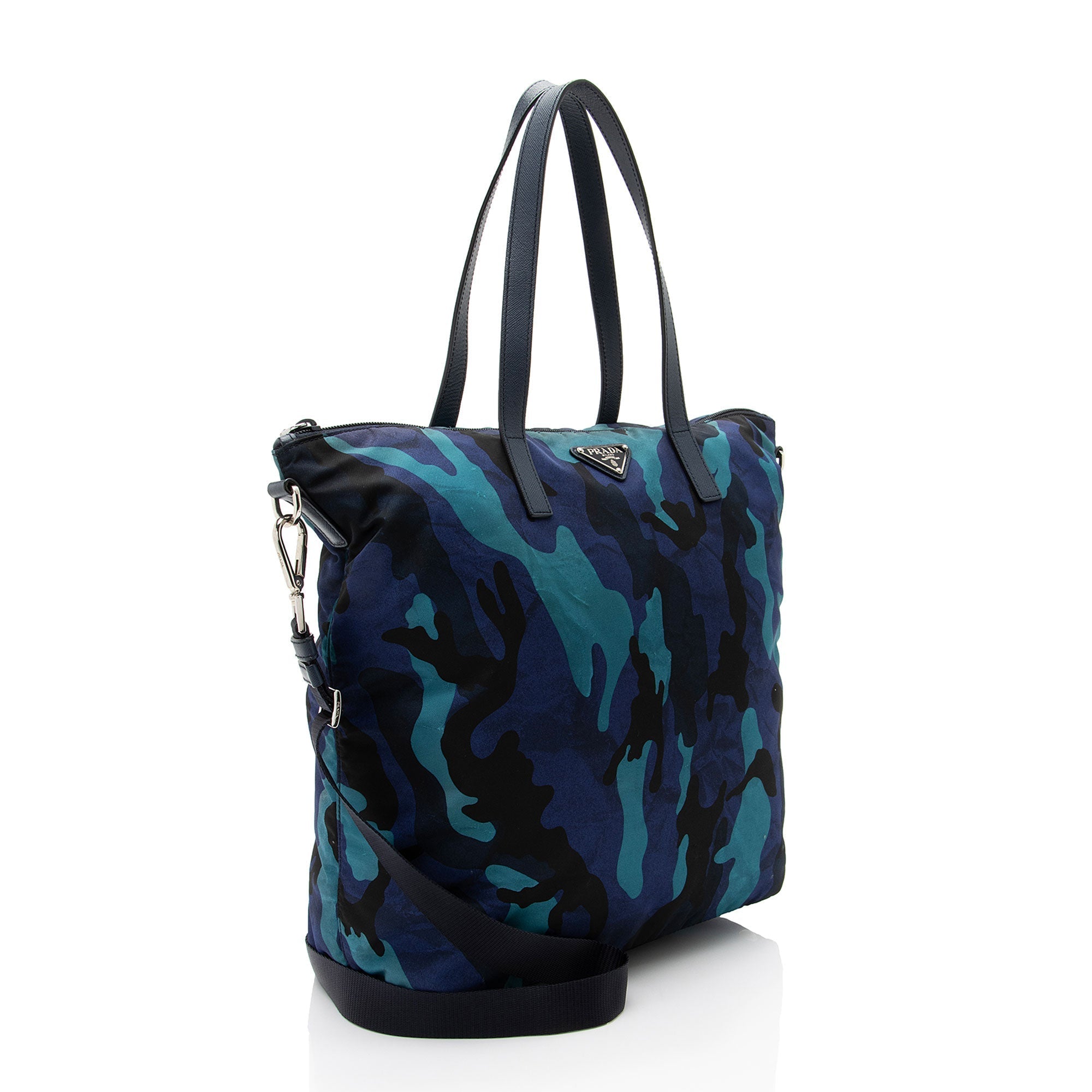 Prada Tessuto Camouflage Convertible Tote