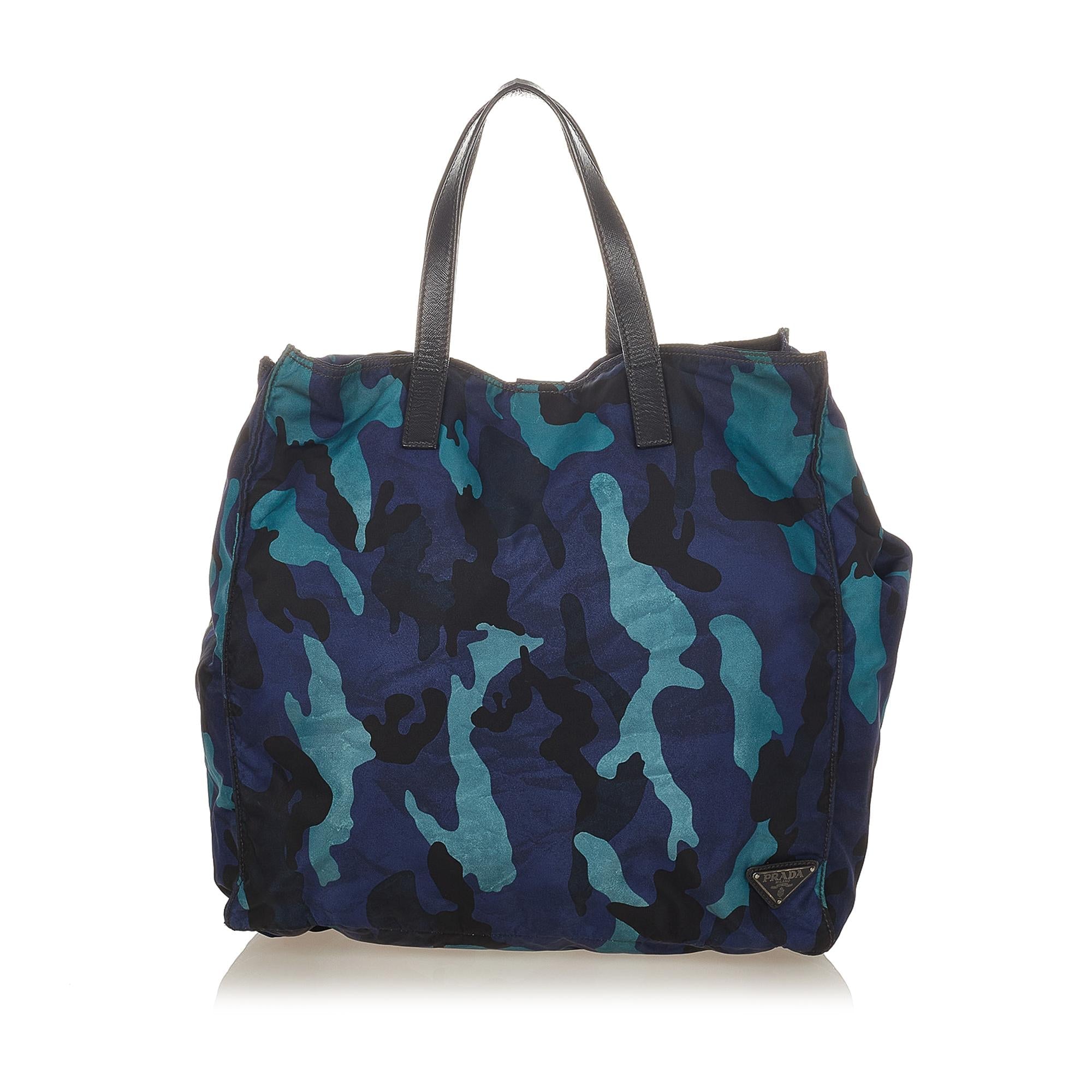 Prada Tessuto Camouflage Tote Bag (SHG-24753)