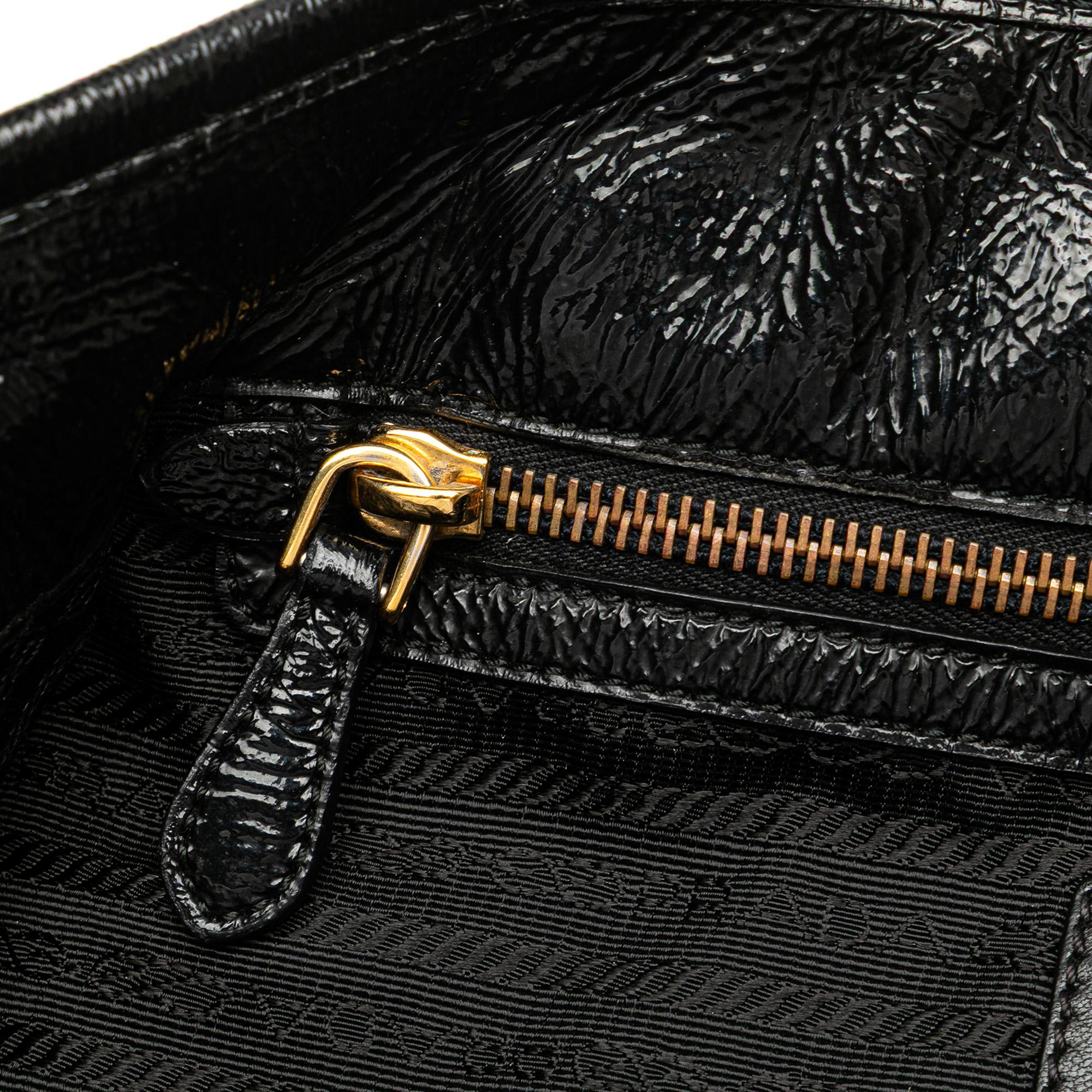 Prada Tessuto Canapa Logo Bow Tote