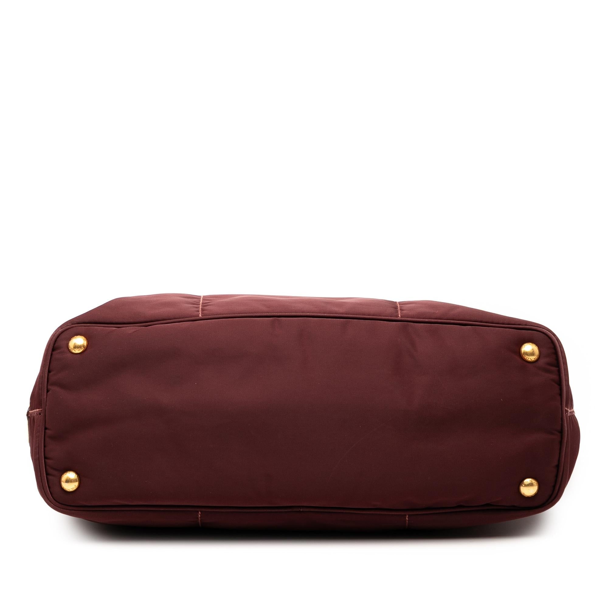 Prada Tessuto Canapa Logo Tote