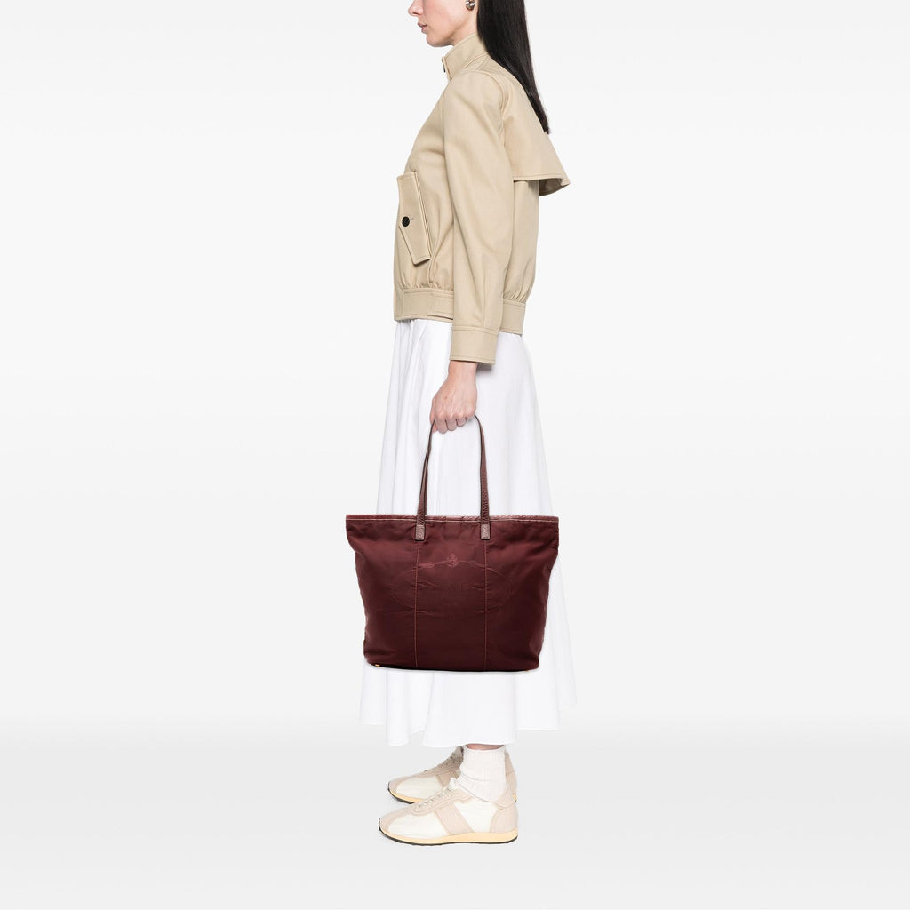Prada Tessuto Canapa Logo Tote
