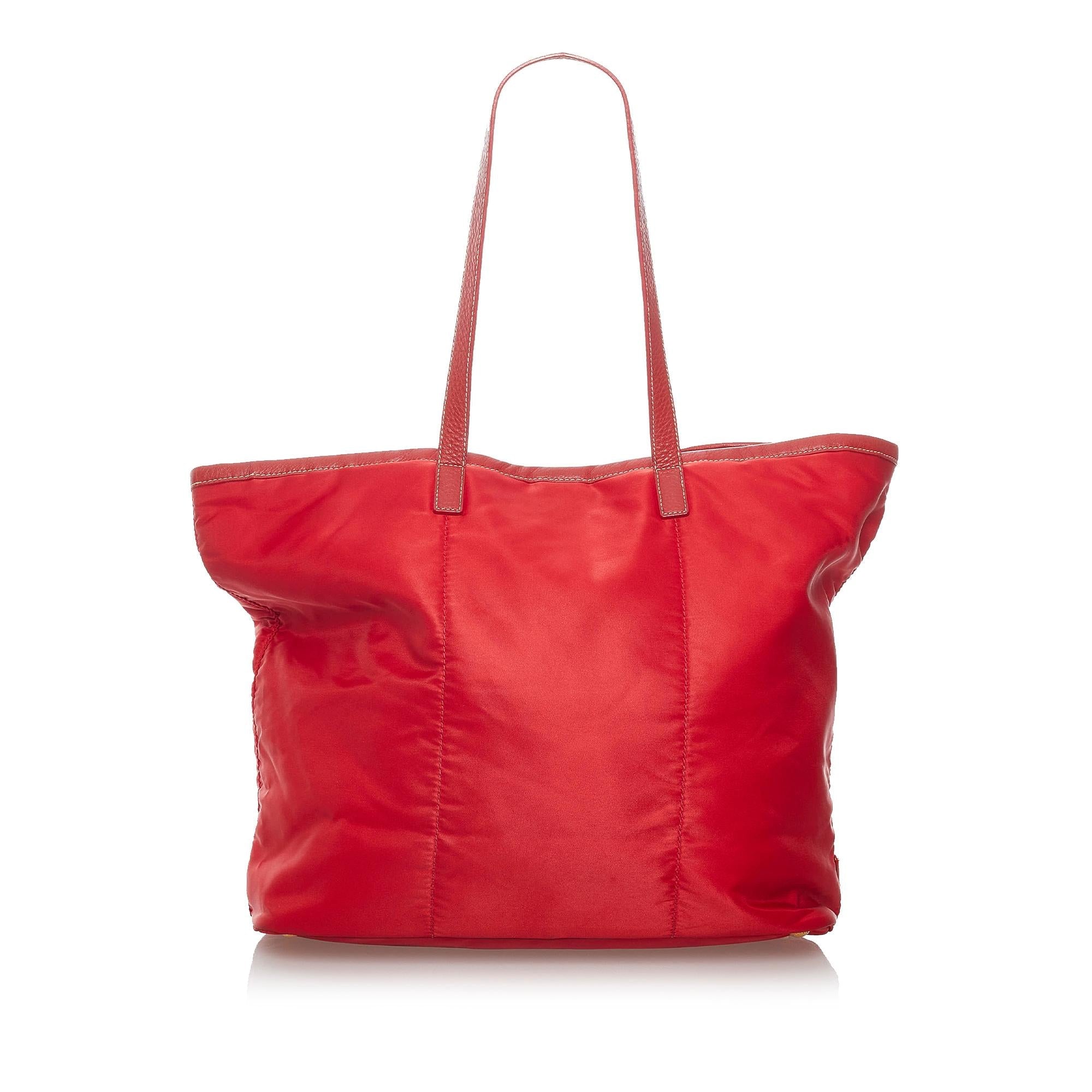 Prada Tessuto Canapa Tote Bag (SHG-29995)