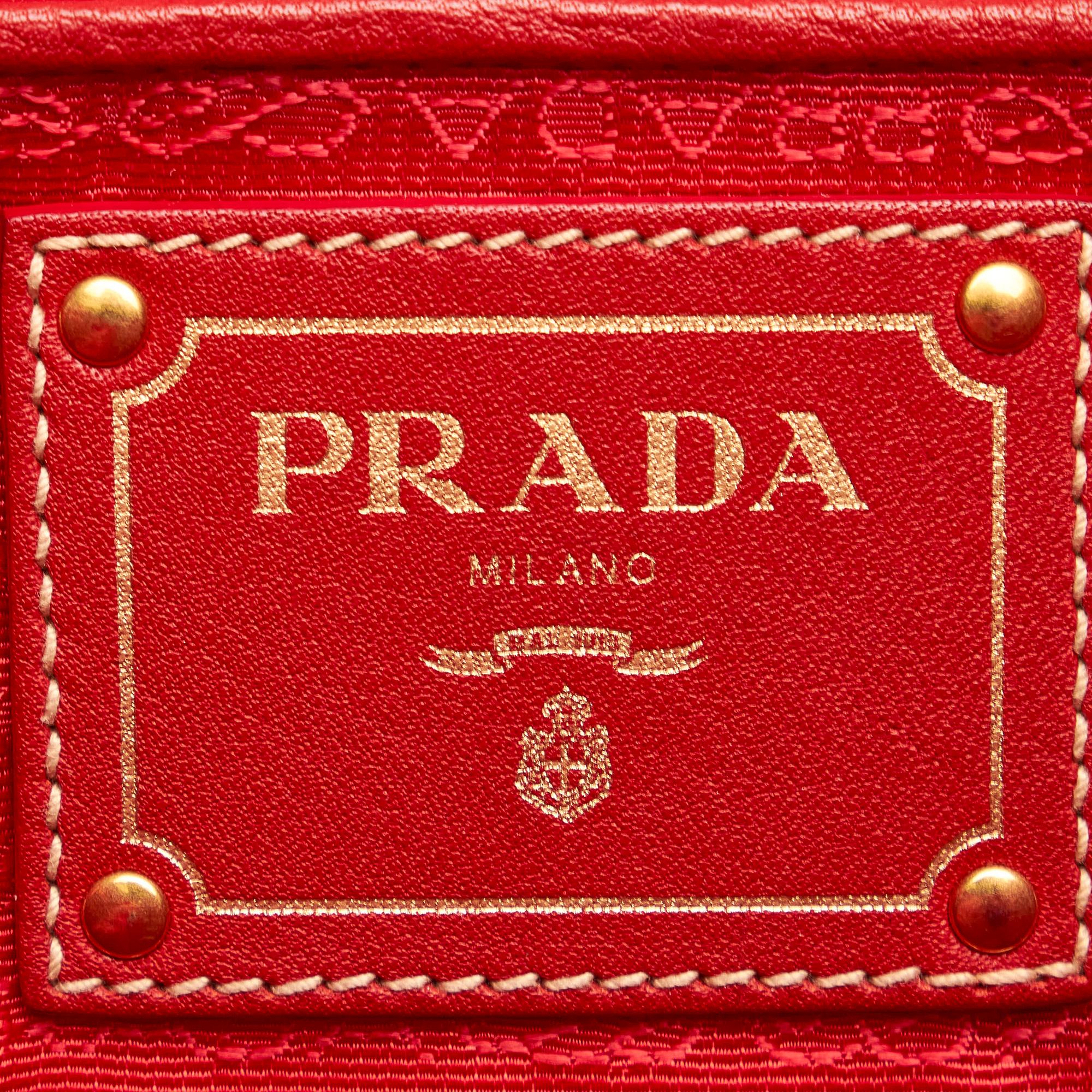 Prada Tessuto Canapa Tote Bag (SHG-29995)