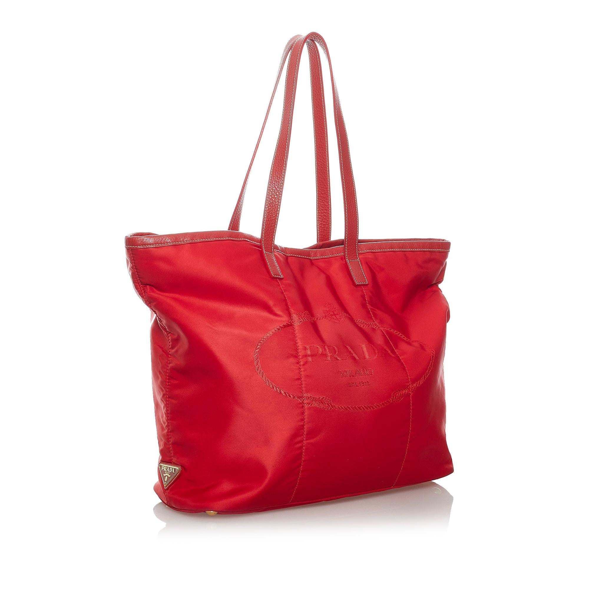 Prada Tessuto Canapa Tote Bag (SHG-29995)