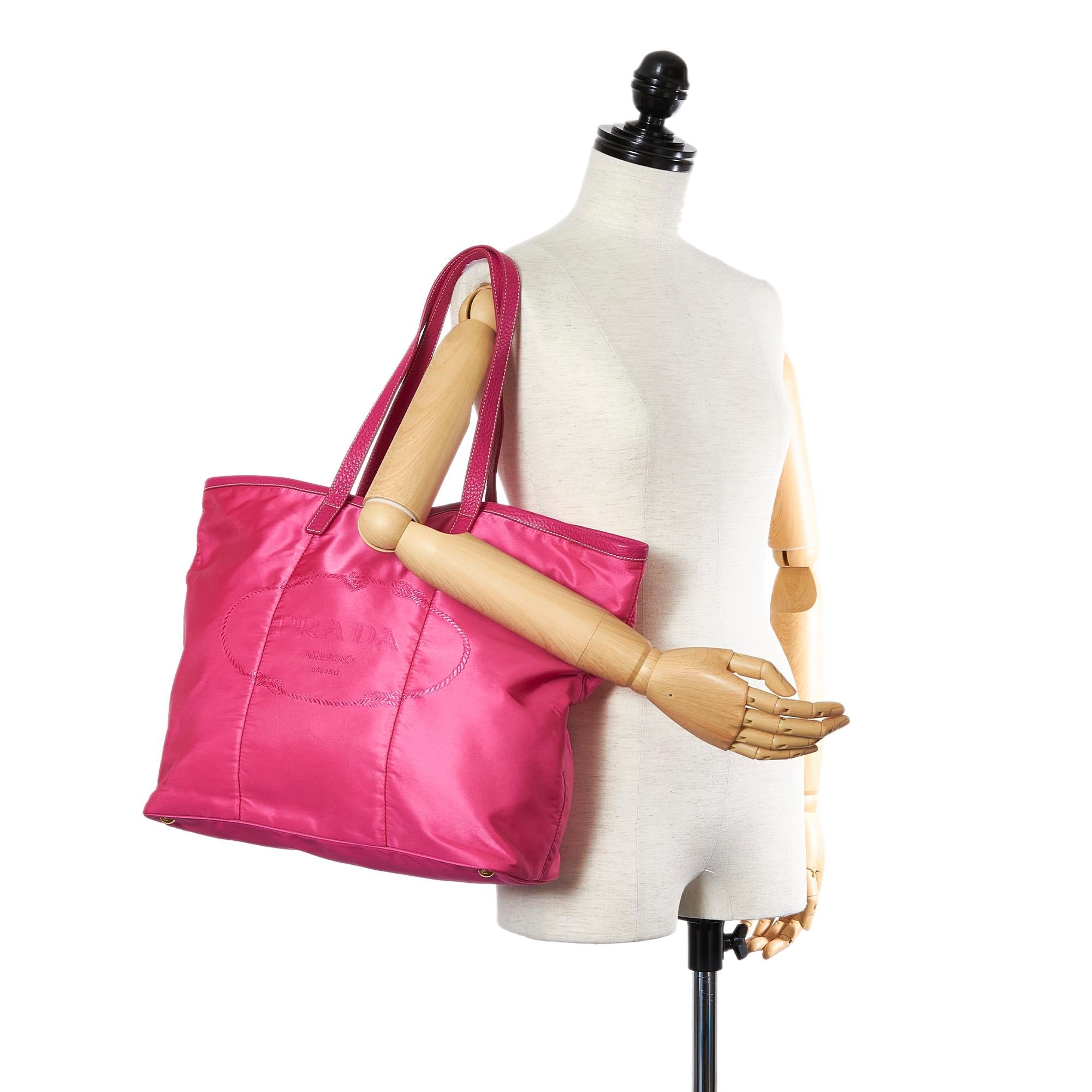 Prada Tessuto Canapa Tote Bag (SHG-31760)