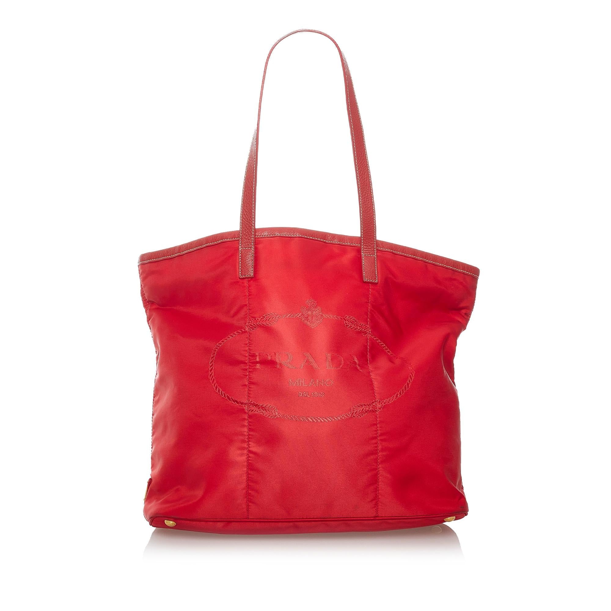 Prada Tessuto Canapa Tote Bag (SHG-37310)