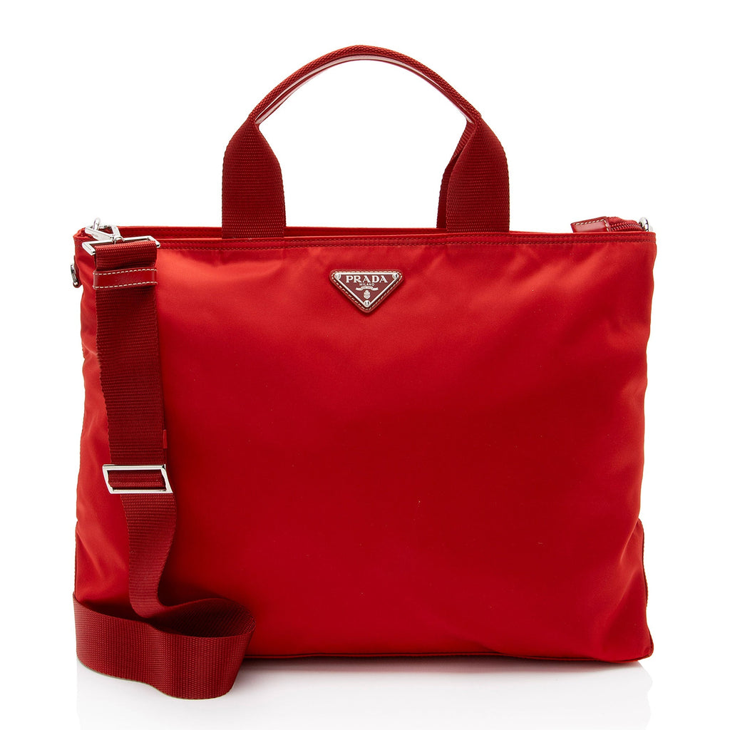 Prada Tessuto Convertible Tote (SHF-V6KZ1Z)
