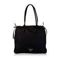Prada Tessuto Drawstring Shopper Tote Bag (SHG-21574)