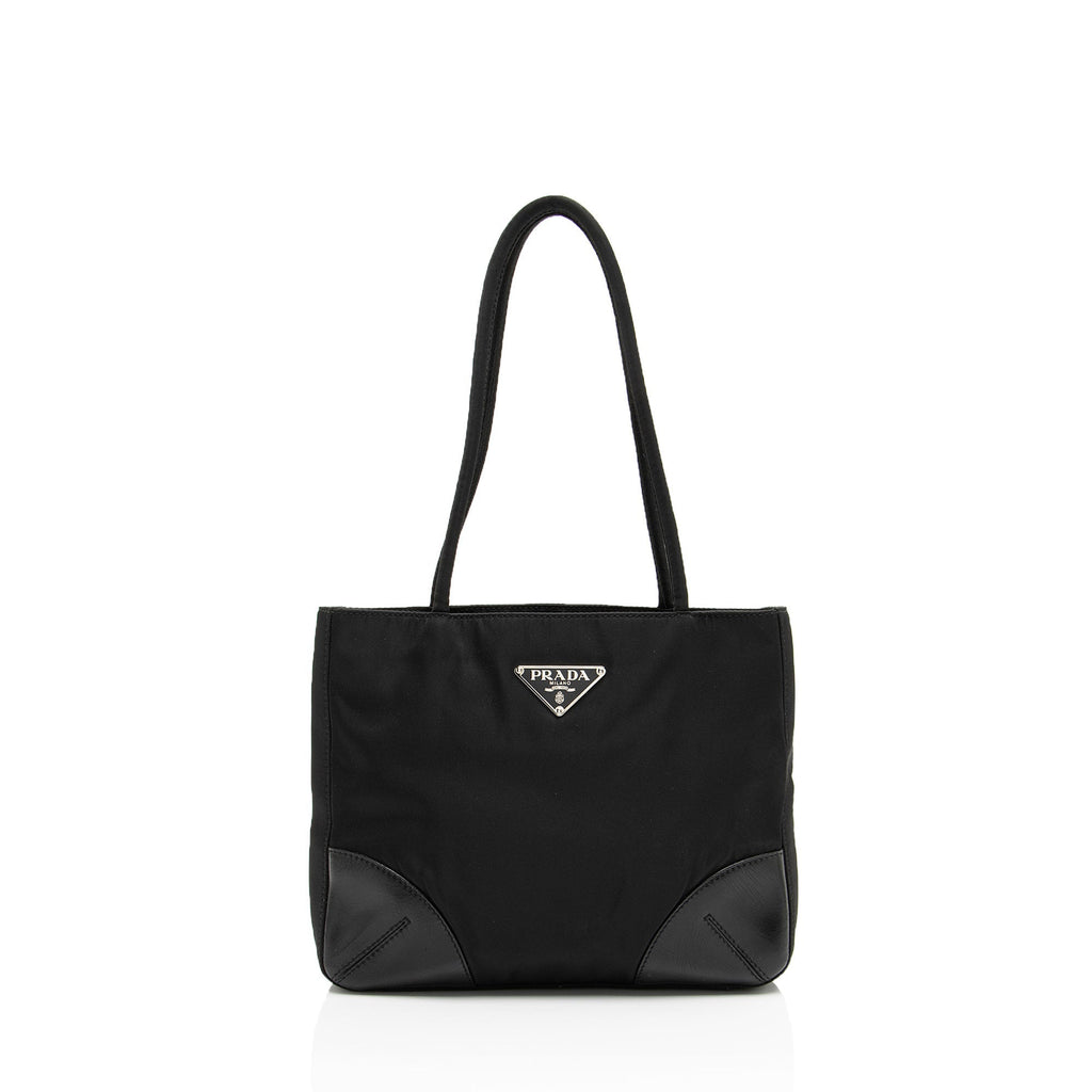 Prada Tessuto Easy Zip Top Small Tote