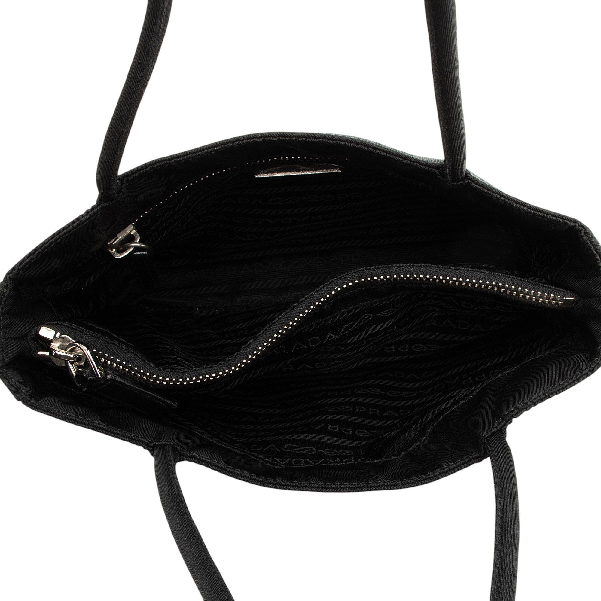 Prada Tessuto Easy Zip Top Small Tote