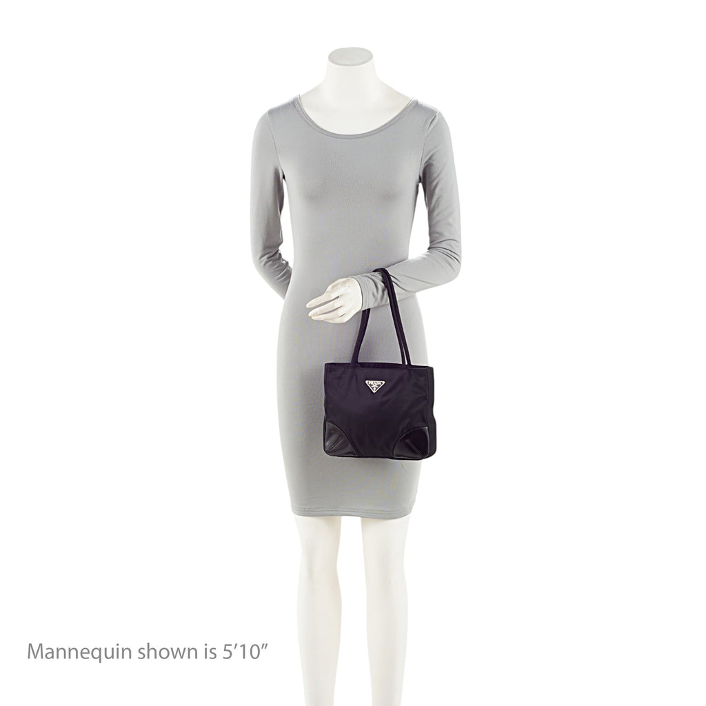Prada Tessuto Easy Zip Top Small Tote