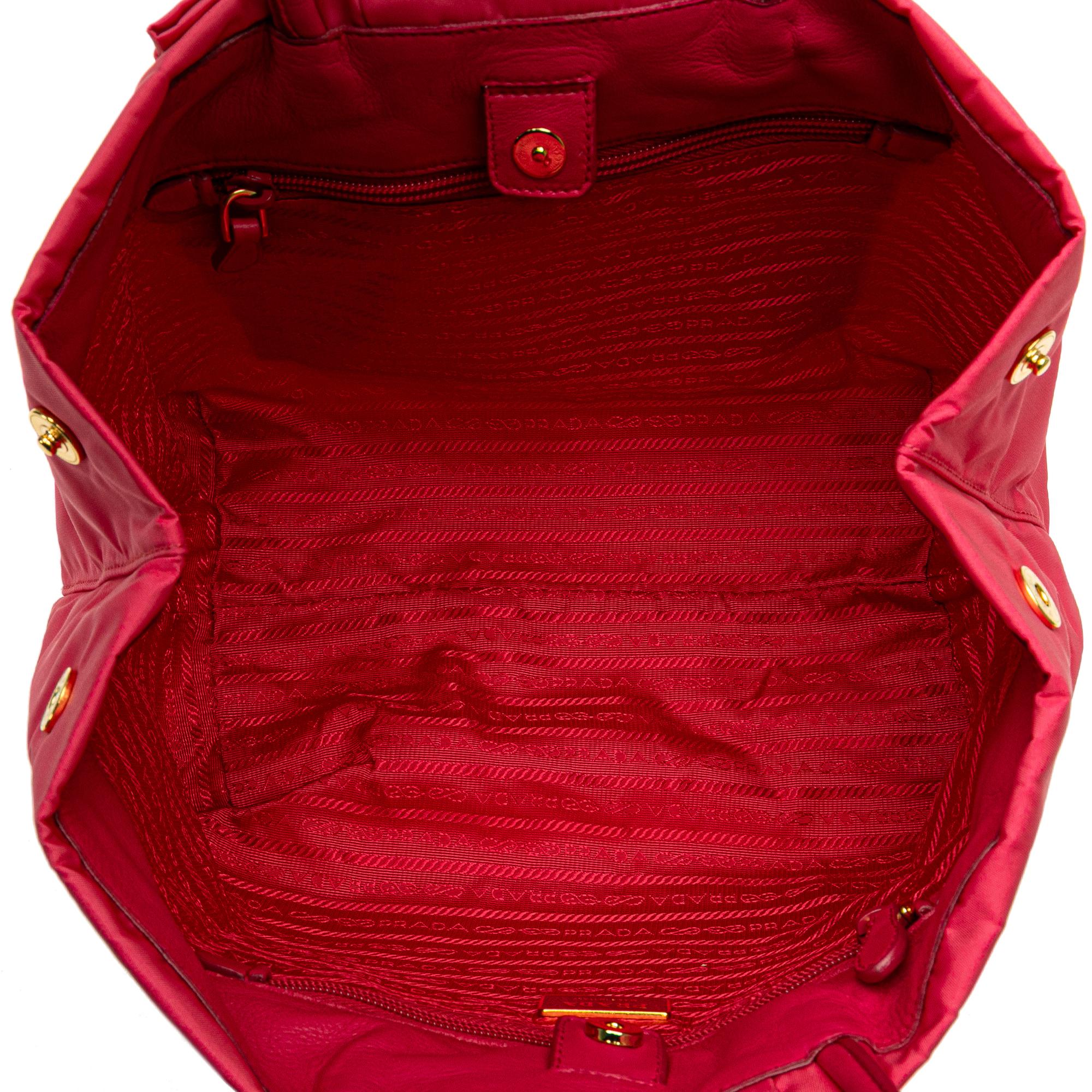 Prada Tessuto Fiocco Bow Tote
