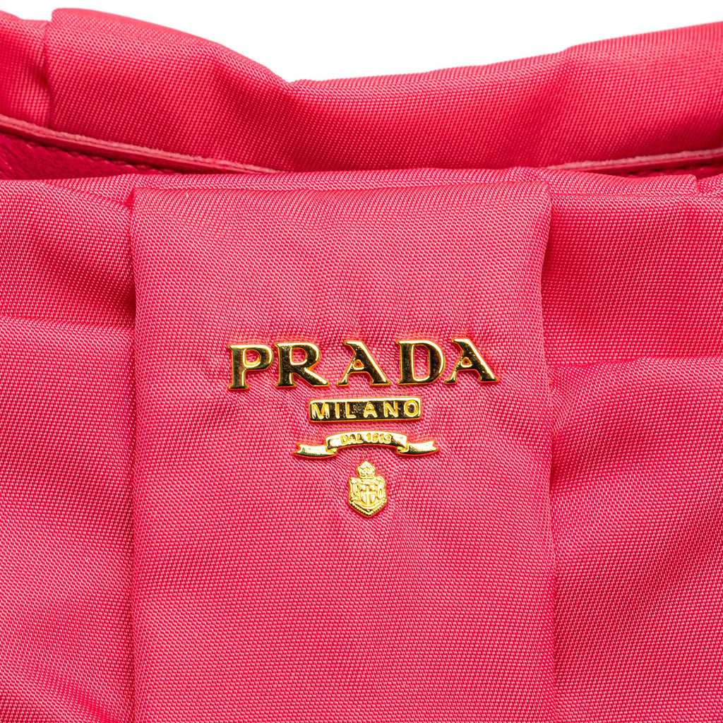 Prada Tessuto Fiocco Bow Tote