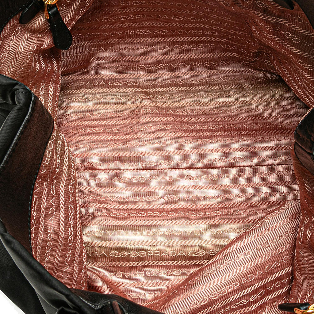 Prada Tessuto Fiocco Bow Tote