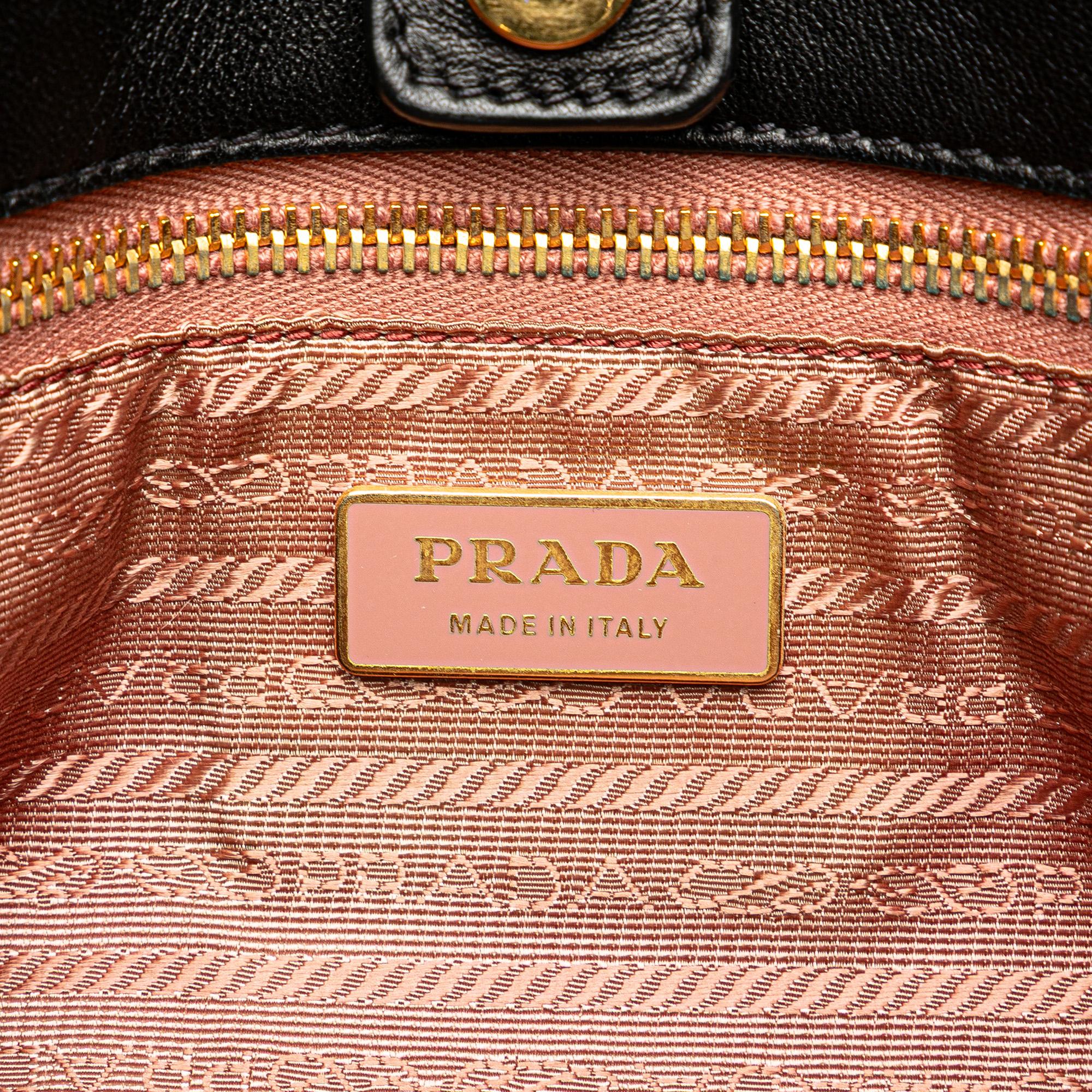 Prada Tessuto Fiocco Bow Tote