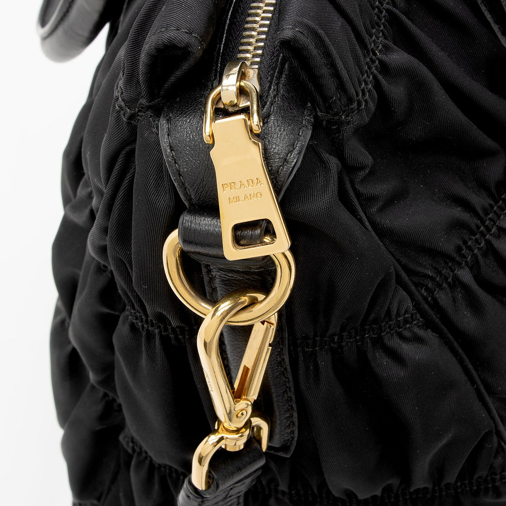 Prada Tessuto Gaufre Convertible Tote (SHF-22812)