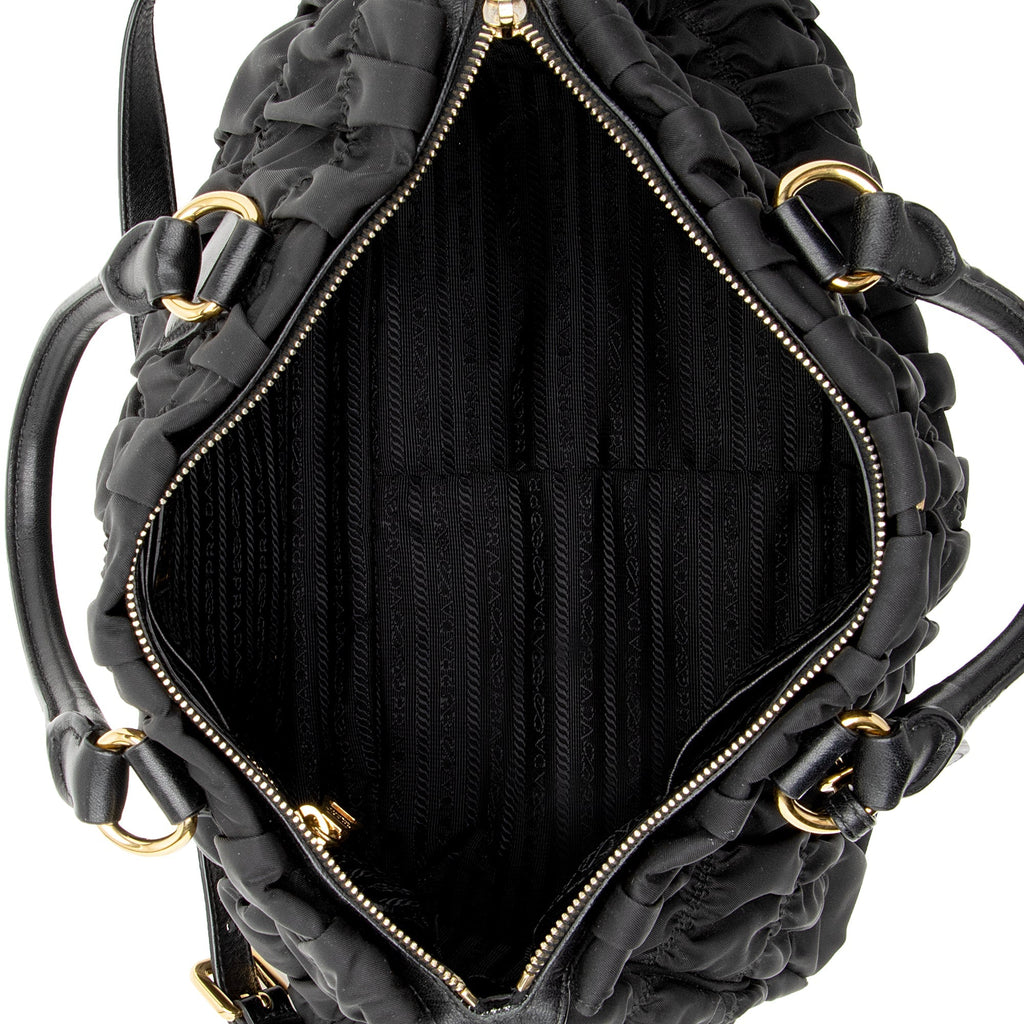 Prada Tessuto Gaufre Convertible Tote (SHF-22812)