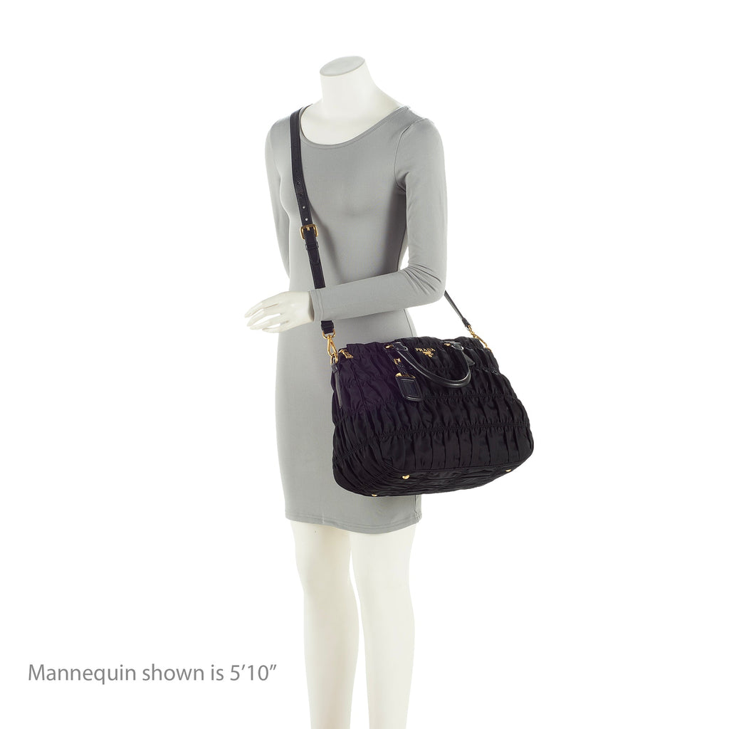 Prada Tessuto Gaufre Convertible Tote (SHF-22812)