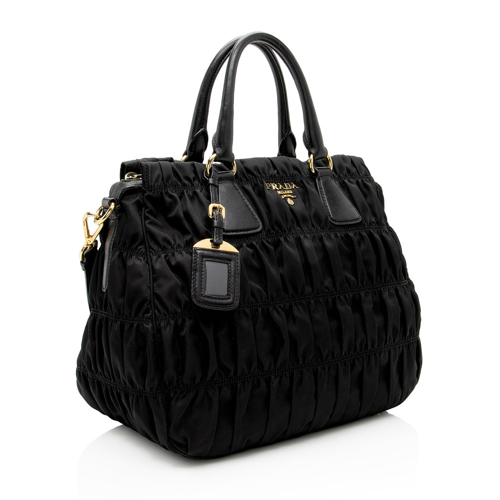 Prada Tessuto Gaufre Convertible Tote (SHF-22812)