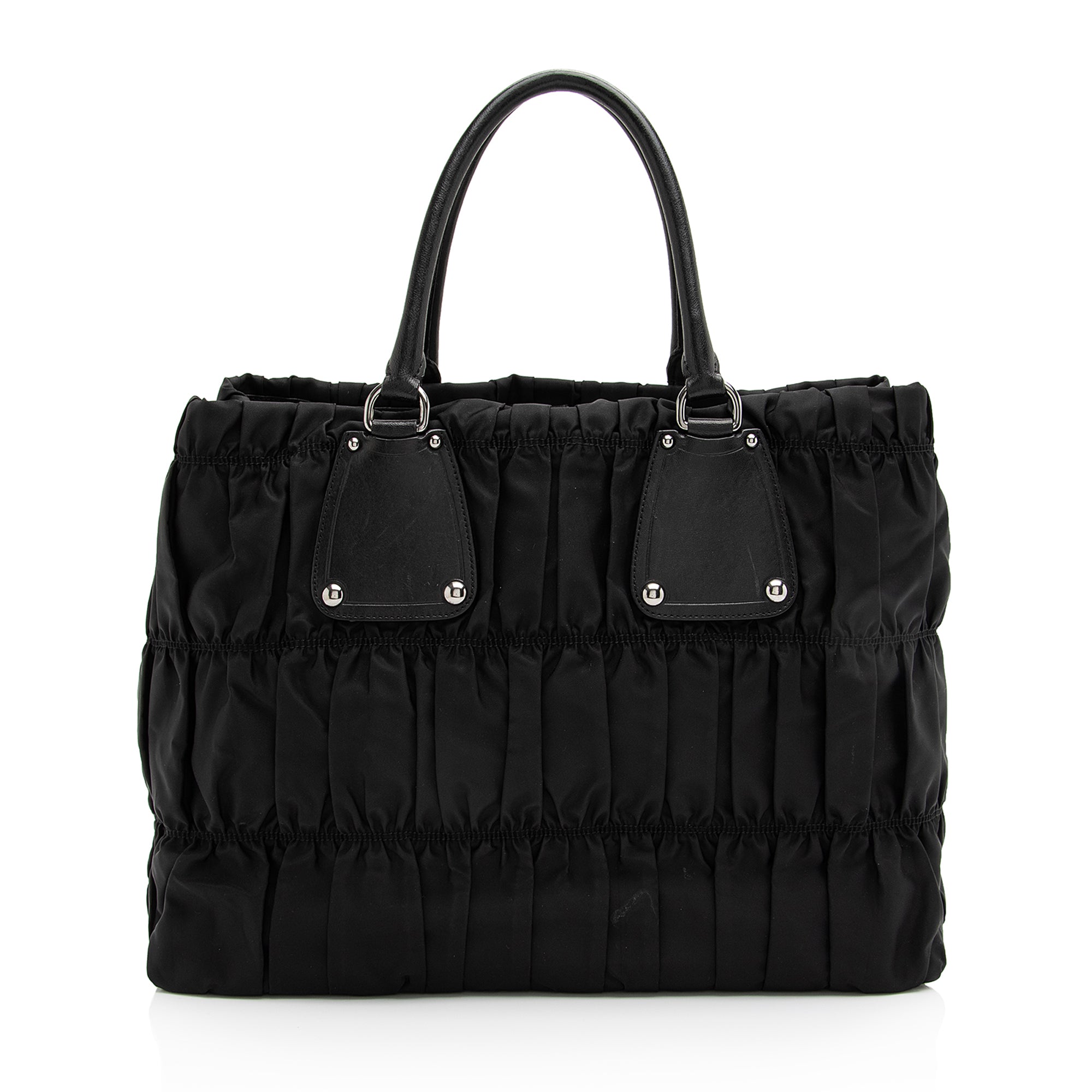 Prada Tessuto Gaufre Large Tote (SHF-23009)