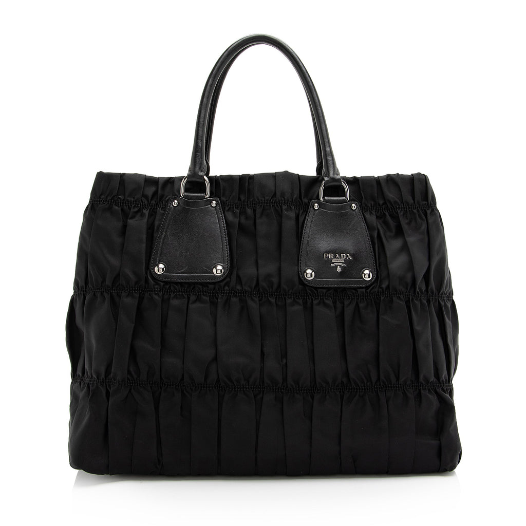 Prada Tessuto Gaufre Large Tote (SHF-23009)