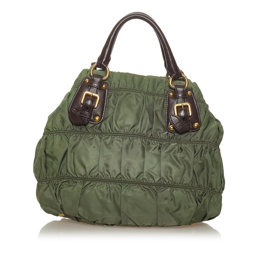 Prada Tessuto Gaufre Tote Bag (SHG-27629)