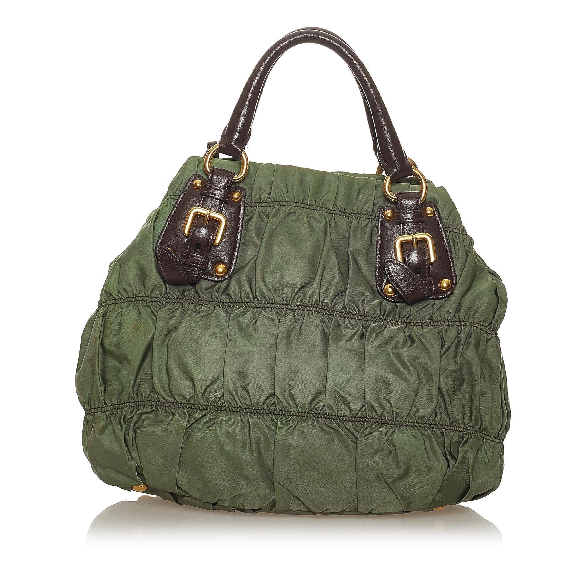 Prada Tessuto Gaufre Tote Bag (SHG-27629)