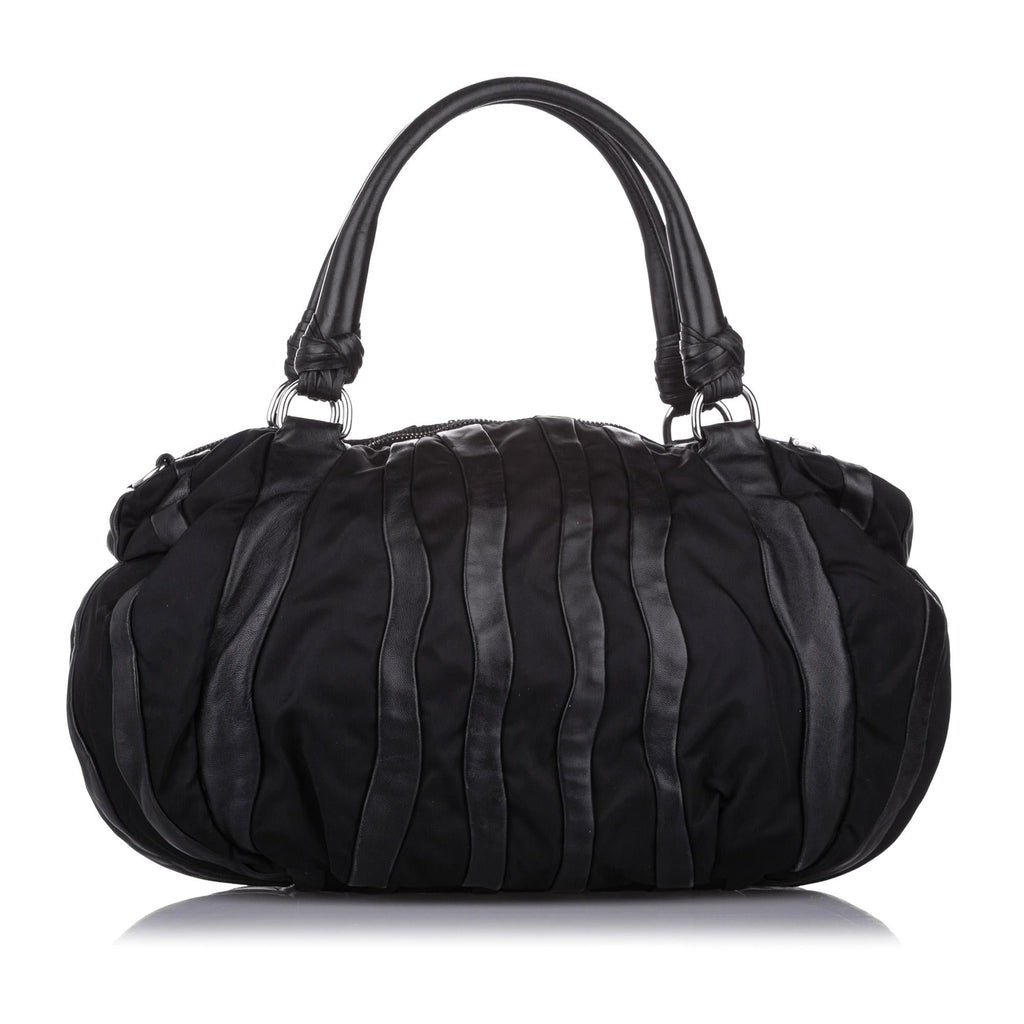 Prada Tessuto Nappa Waves Tote Bag (SHG-31568)