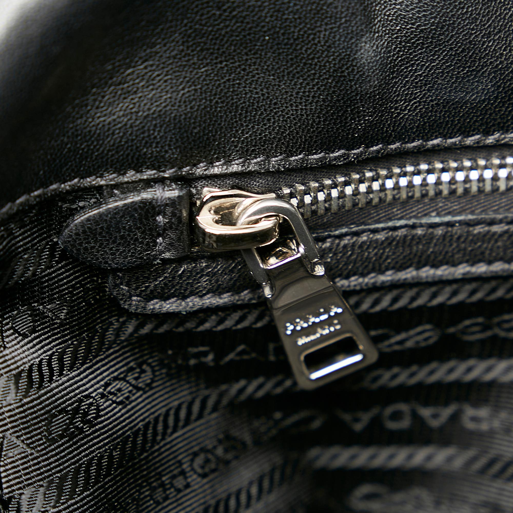 Prada Tessuto Nappa Waves Tote Bag (SHG-31936)