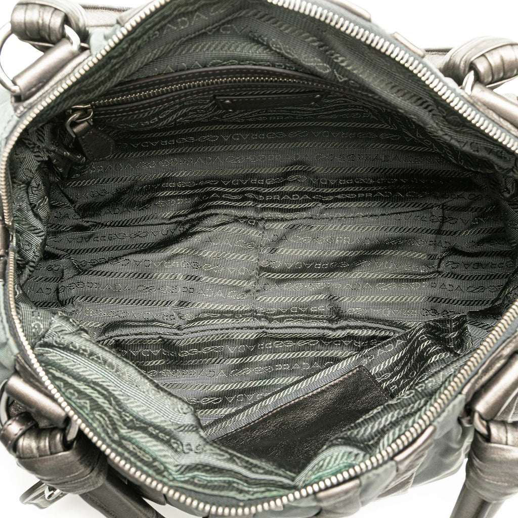 Prada Tessuto Nappa Waves Tote