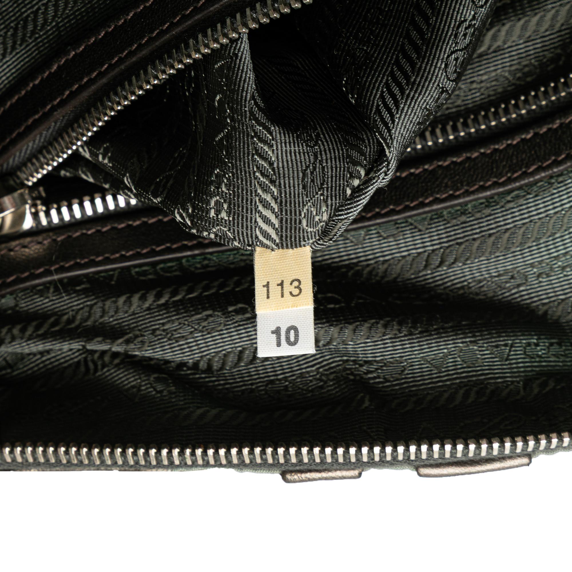 Prada Tessuto Nappa Waves Tote