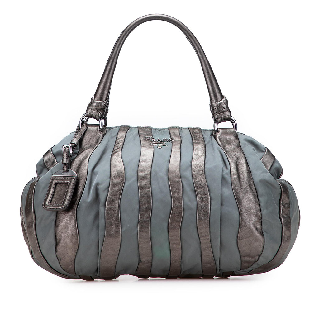 Prada Tessuto Nappa Waves Tote