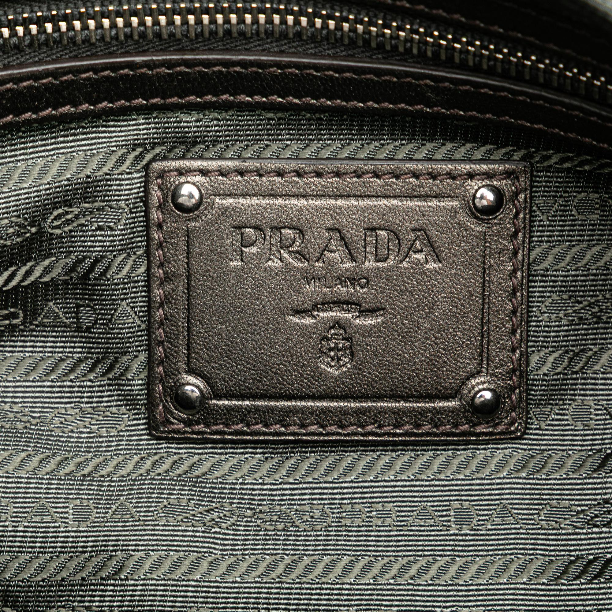 Prada Tessuto Nappa Waves Tote