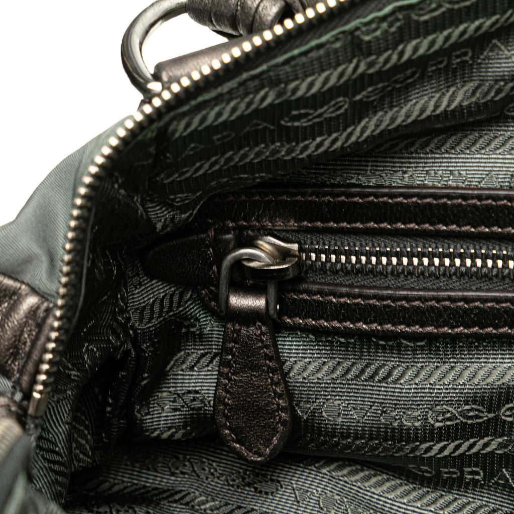 Prada Tessuto Nappa Waves Tote