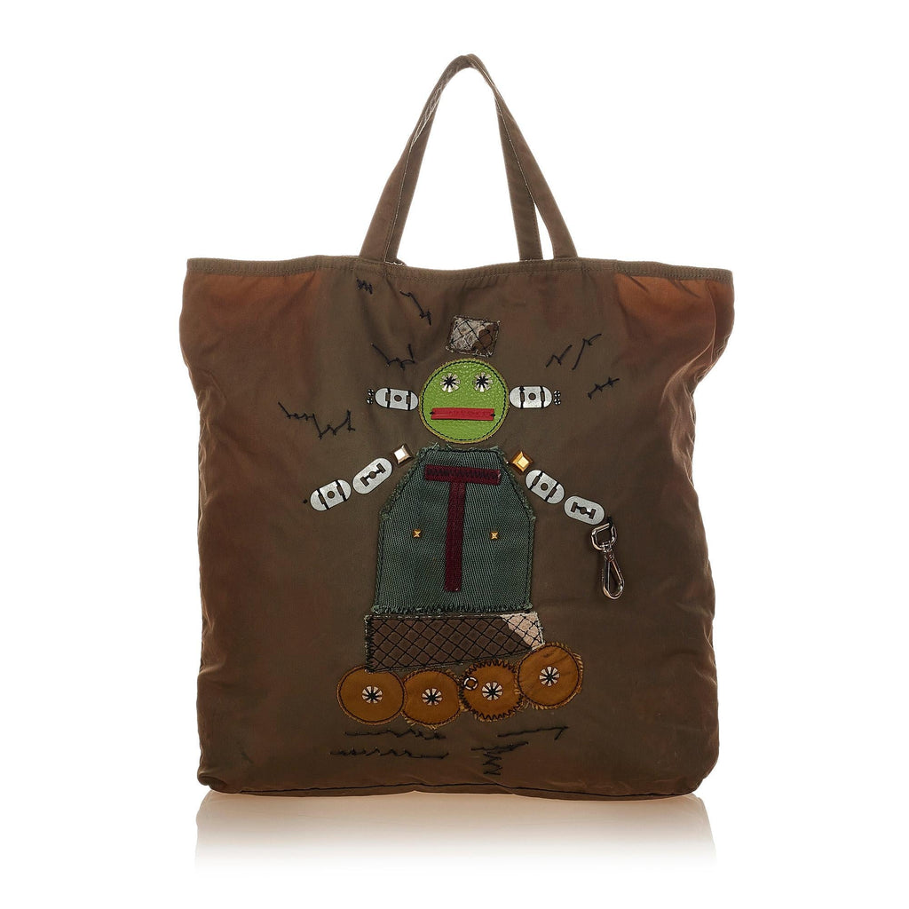 Prada Tessuto Robot Tote Bag (SHG-31924)