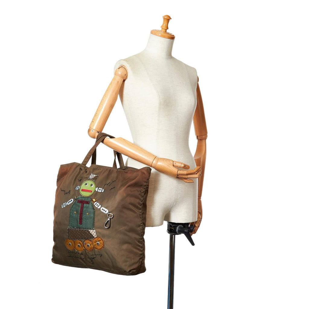Prada Tessuto Robot Tote Bag (SHG-31924)
