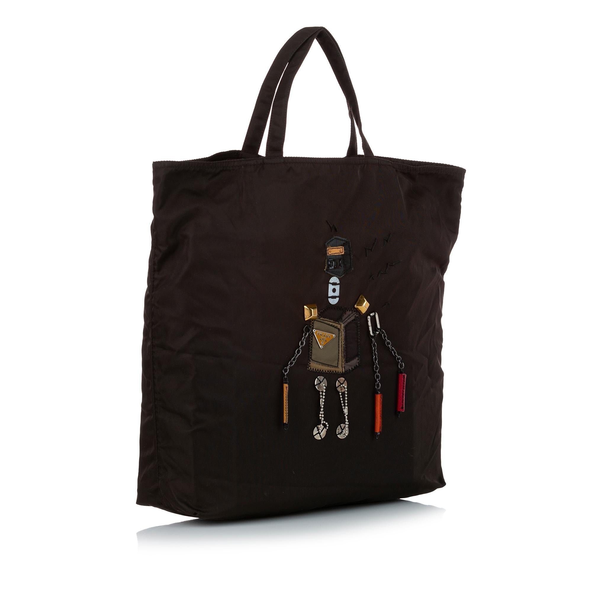 Prada Tessuto Robot Tote Bag (SHG-37355)