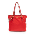 Prada Tessuto Saffiano Drawstring Tote (SHF-qG4m7p)