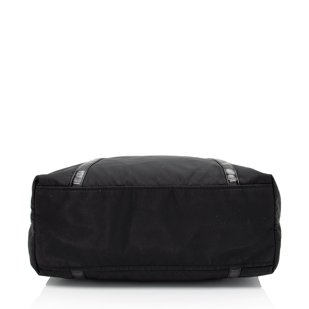 Prada Tessuto Spazzolato Tote (SHF-Z2HRY5)