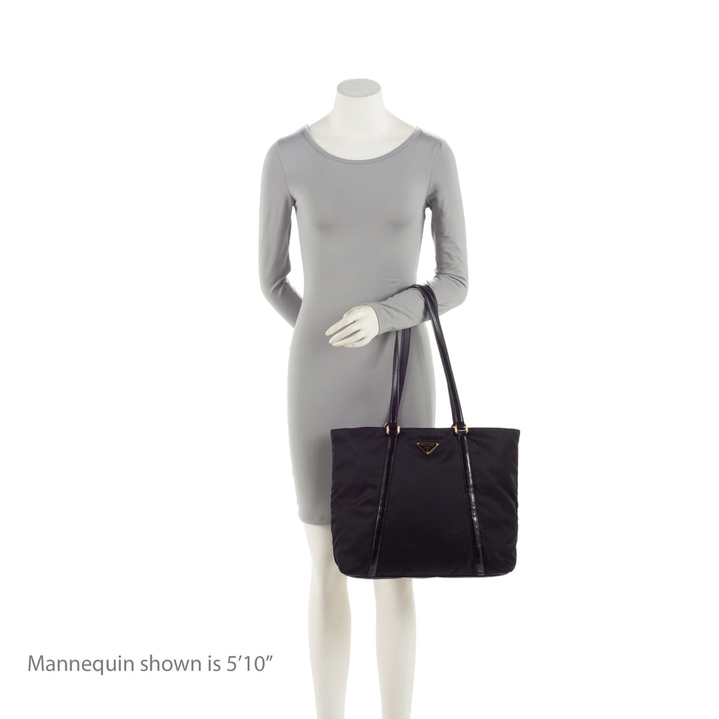 Prada Tessuto Spazzolato Tote (SHF-Z2HRY5)