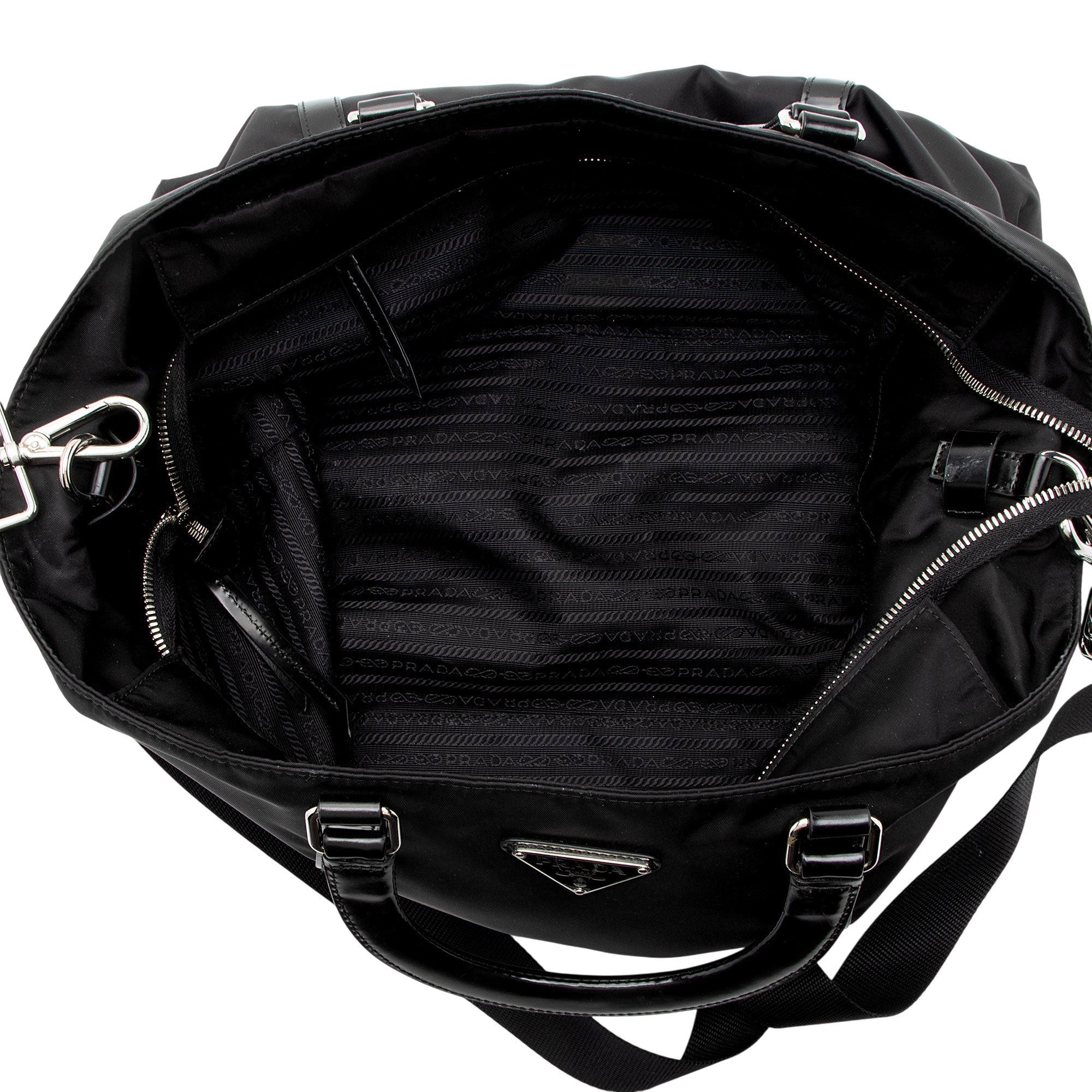 Prada Tessuto Spazzolato N/S Tote