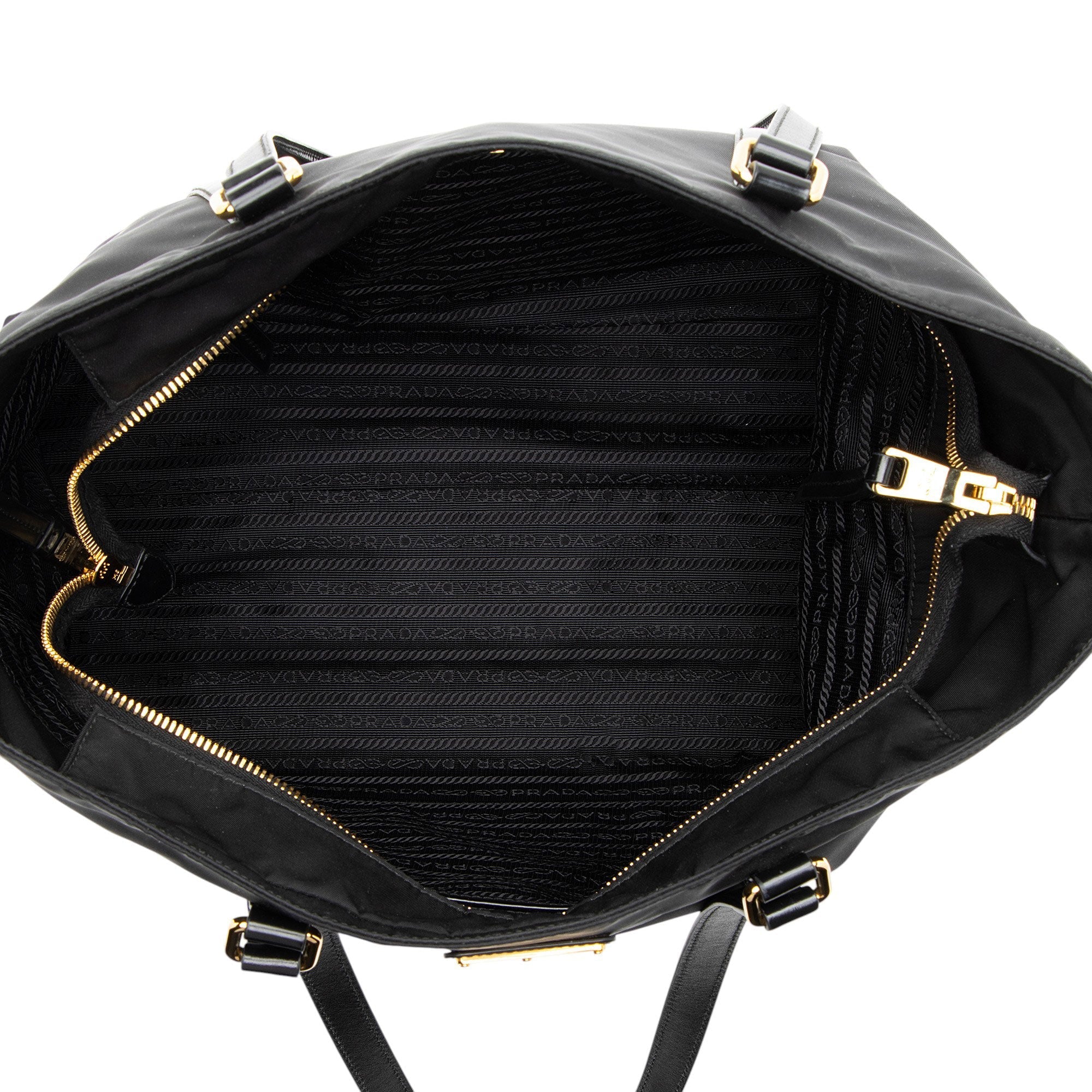 Prada Tessuto Spazzolato Tote